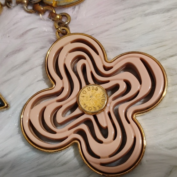 SALE! Louis Vuitton Portecle LV Logo Key Holder Charm & Padlock/Keys 320 Bundle - Picture 4 of 16